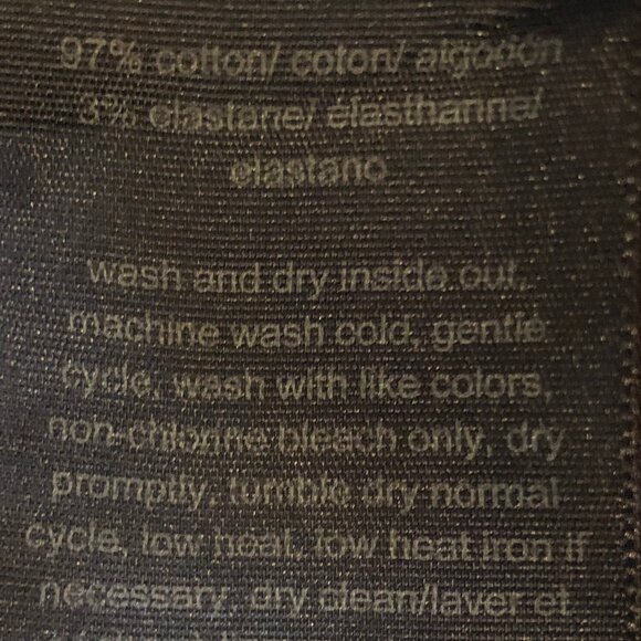 NEW (NWOT) Tommy Hilfinger navy pants w/ rose print sz 12 - Picture 11 of 12